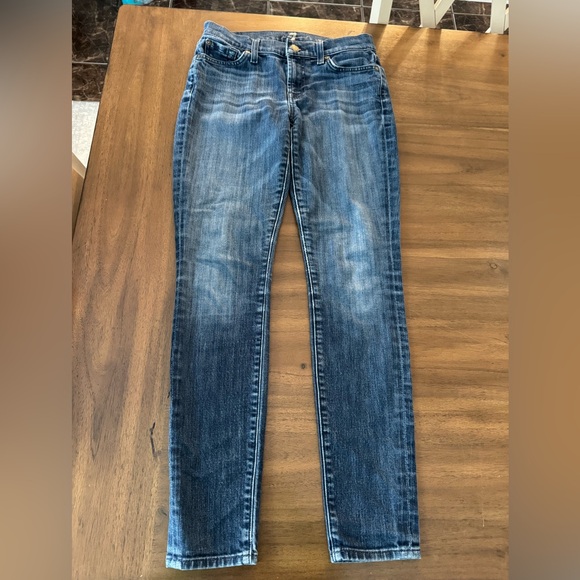 7 For All Mankind Gwenevere Jeans Size 27 - Picture 1 of 9